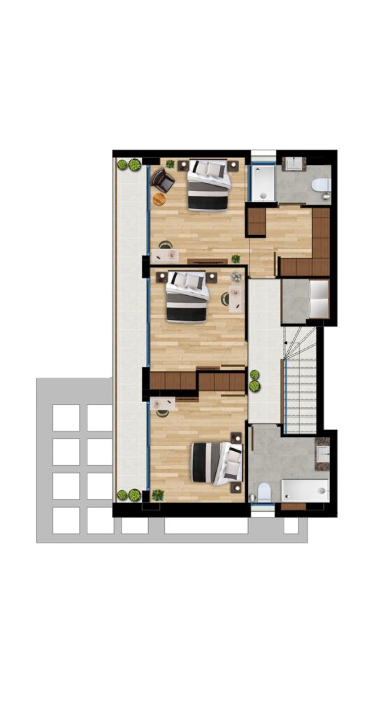 Тype A_3+1_First floor