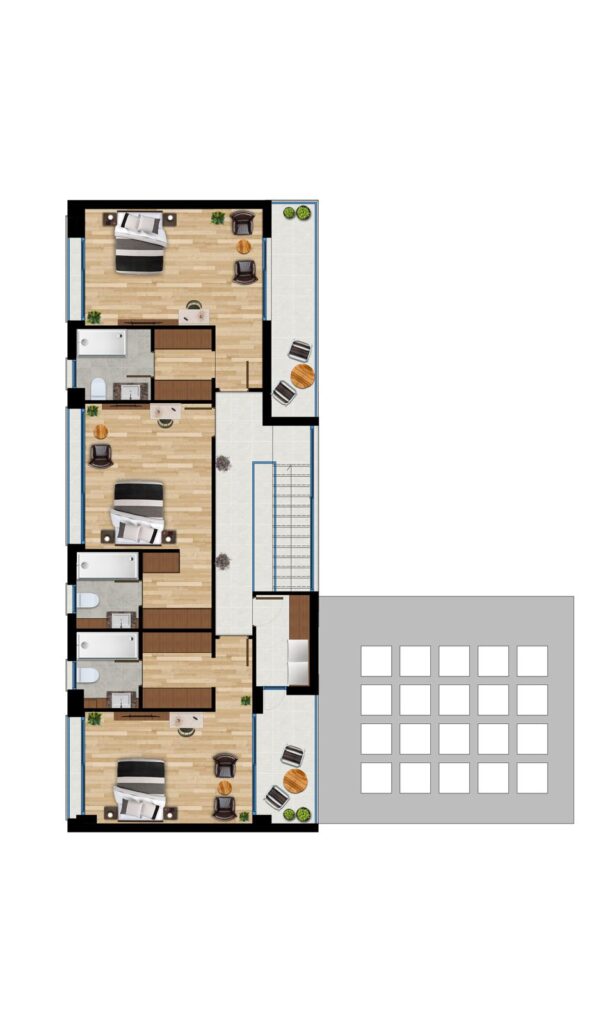 Тype C_4+1_First floor